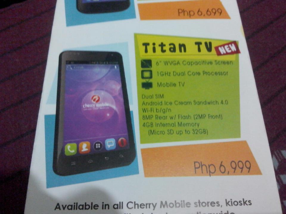 Cherry Mobile Titan TV