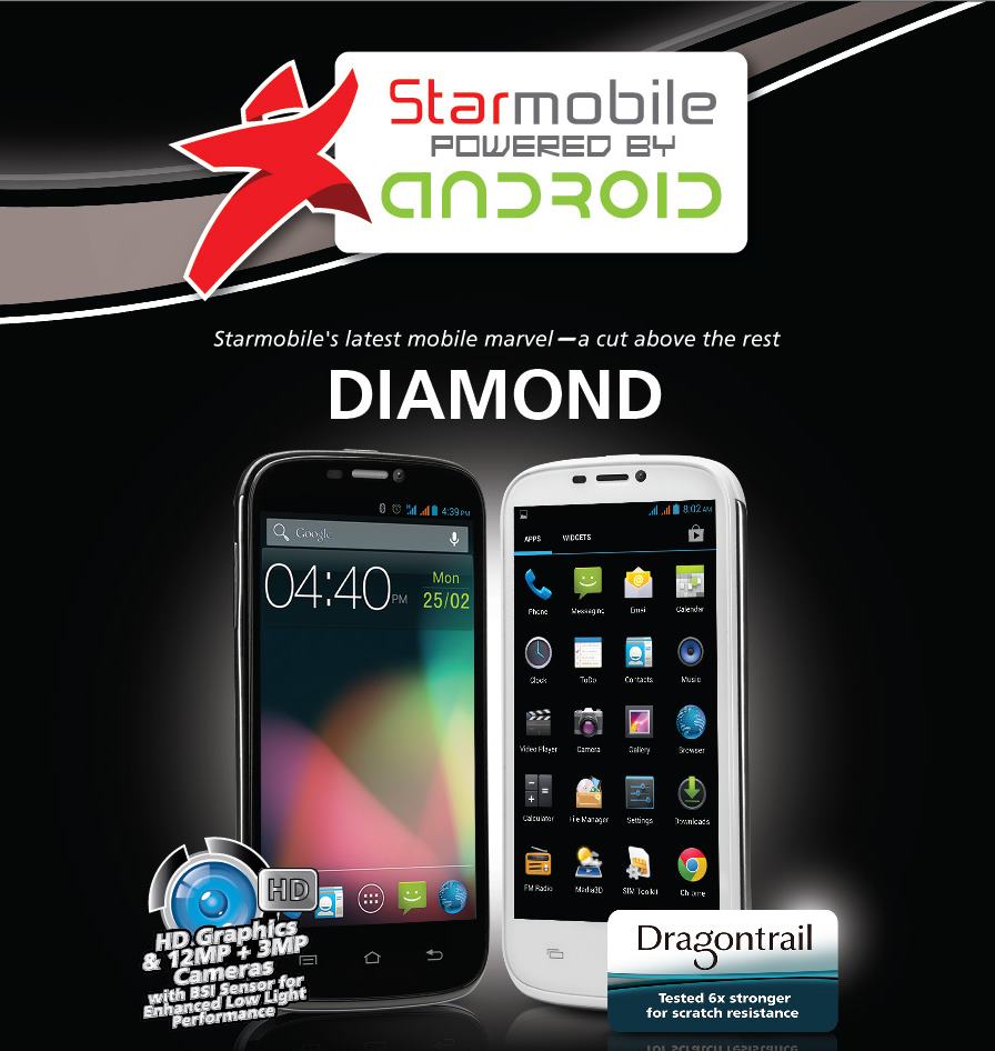Starmobile Diamond Gets Outed on Facebook