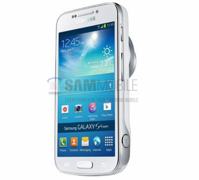 Official Samsung Galaxy S4 Zoom Render Leaked Online