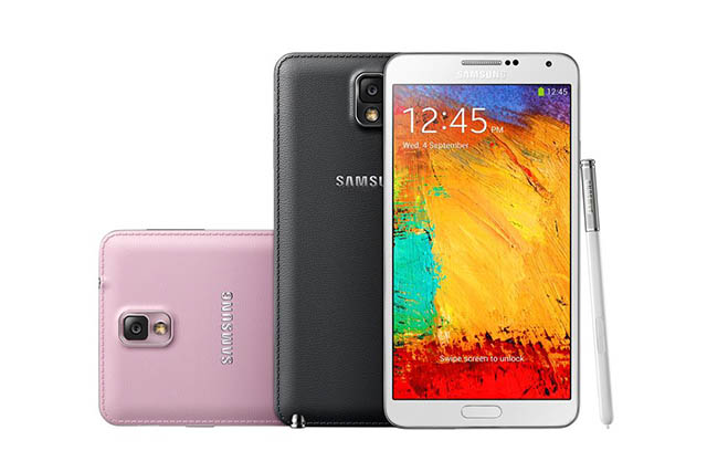 Samsung Galaxy Note 3 Color Variants