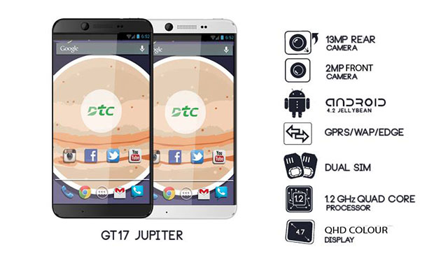 DTC GT17 Jupiter is an HTC One Mini Lookalike That Costs Less Than Php7k