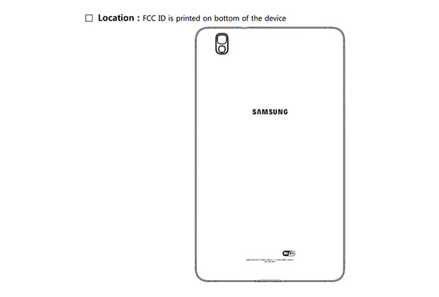 Samsung Galaxy Tab 8.4 Pro SM-T230 Back