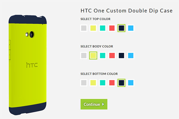 HTC One Custom Double Dip Case Lets You Mix and Match!