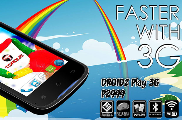 Torque Droidz Play 3G is the Latest in Sub-Php3k Dual Core Phones from Local Brands!