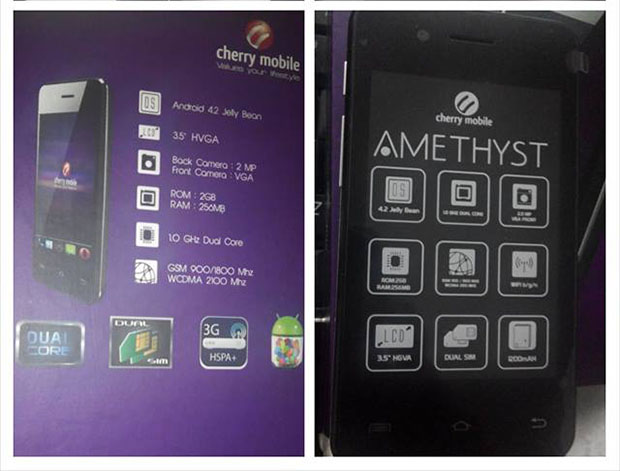 Cherry Mobile Amethyst: Petite Dual Core Smartphone for Just Php2,299