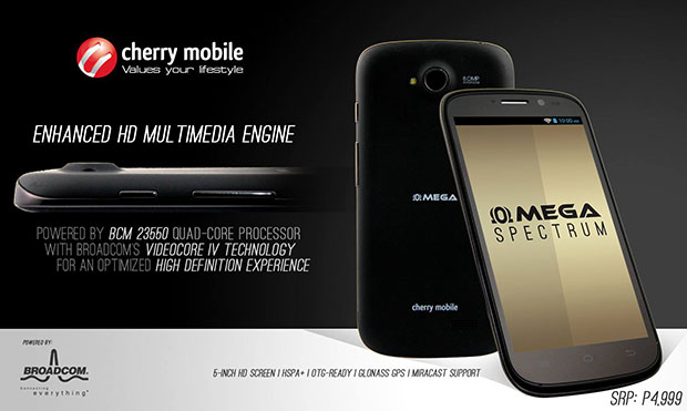 Cherry Mobile Omega Spectrum to be Equipped with Broadcom 23550 Processor