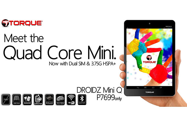 Torque Droidz Mini Q Joins a Growing Army of 8 Inch Tablets from Local Brands