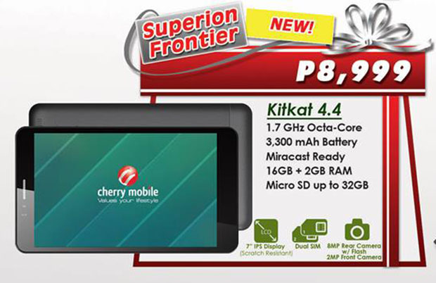 Cherry Mobile Superion Frontier Is an Octa Core Tablet with 7 Inch IPS Screen!