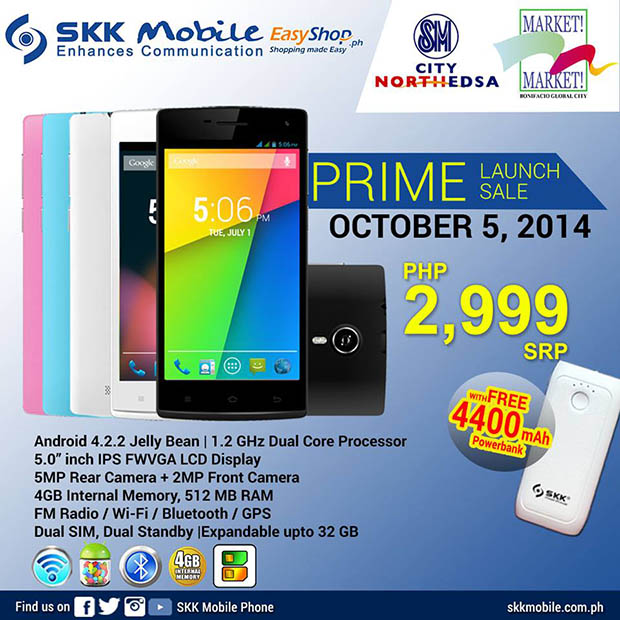 The SKK Mobile Prime: 5 Inch Bang for Buck Smartphone!