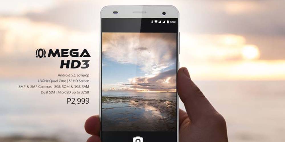 Cherry Mobile Omega HD3 Officially Announced for Just Php2,999!