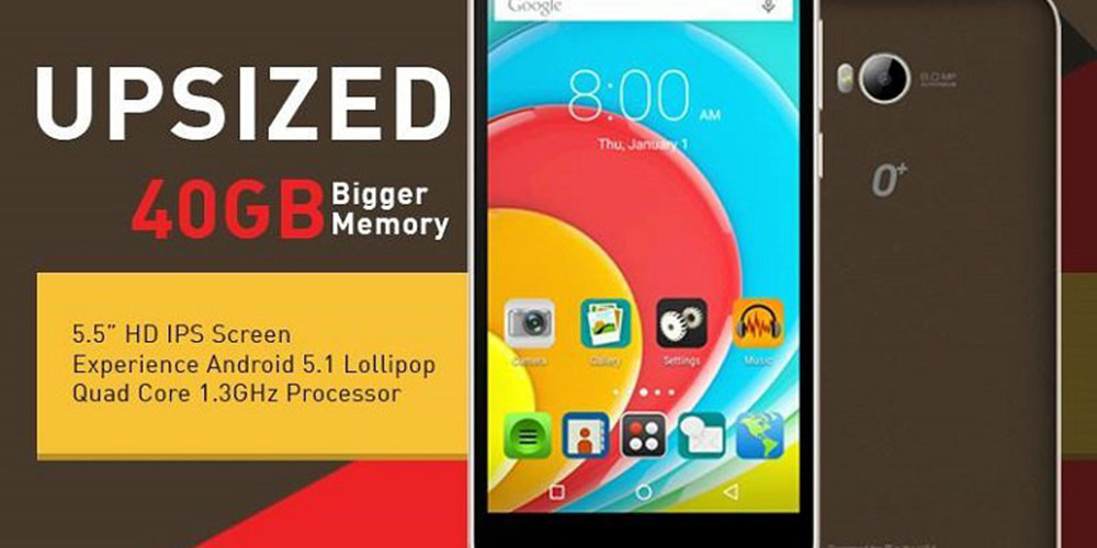 O+ Upsized Packs a 5.5 Inch HD Screen and a Total of 40GB of Storage