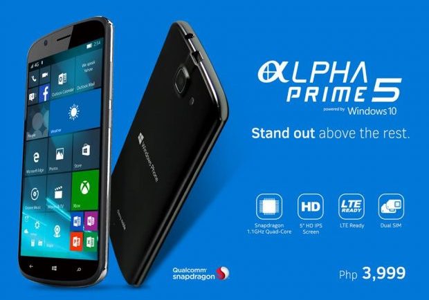 Cherry Mobile Alpha Prime 5 Powered by Windows 10 is Just Php3,999!