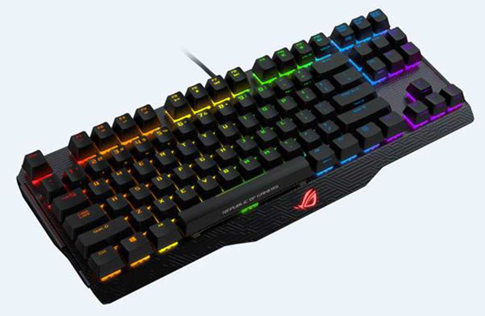 ASUS ROG Claymore is the World’s First RGB-Backlit Keyboard with Detachable Numpad!