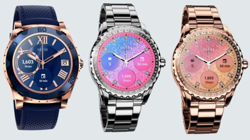 Guess Connect Android Wear 2.0 Smartwatches Comes in Gaudy Styles